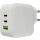 GREENCELL PowerGaN 65W PD 3.0 QC 3.0 2xUSB-C 1xUSB-A biała CHARGC08W - 1111155 - zdjęcie 2